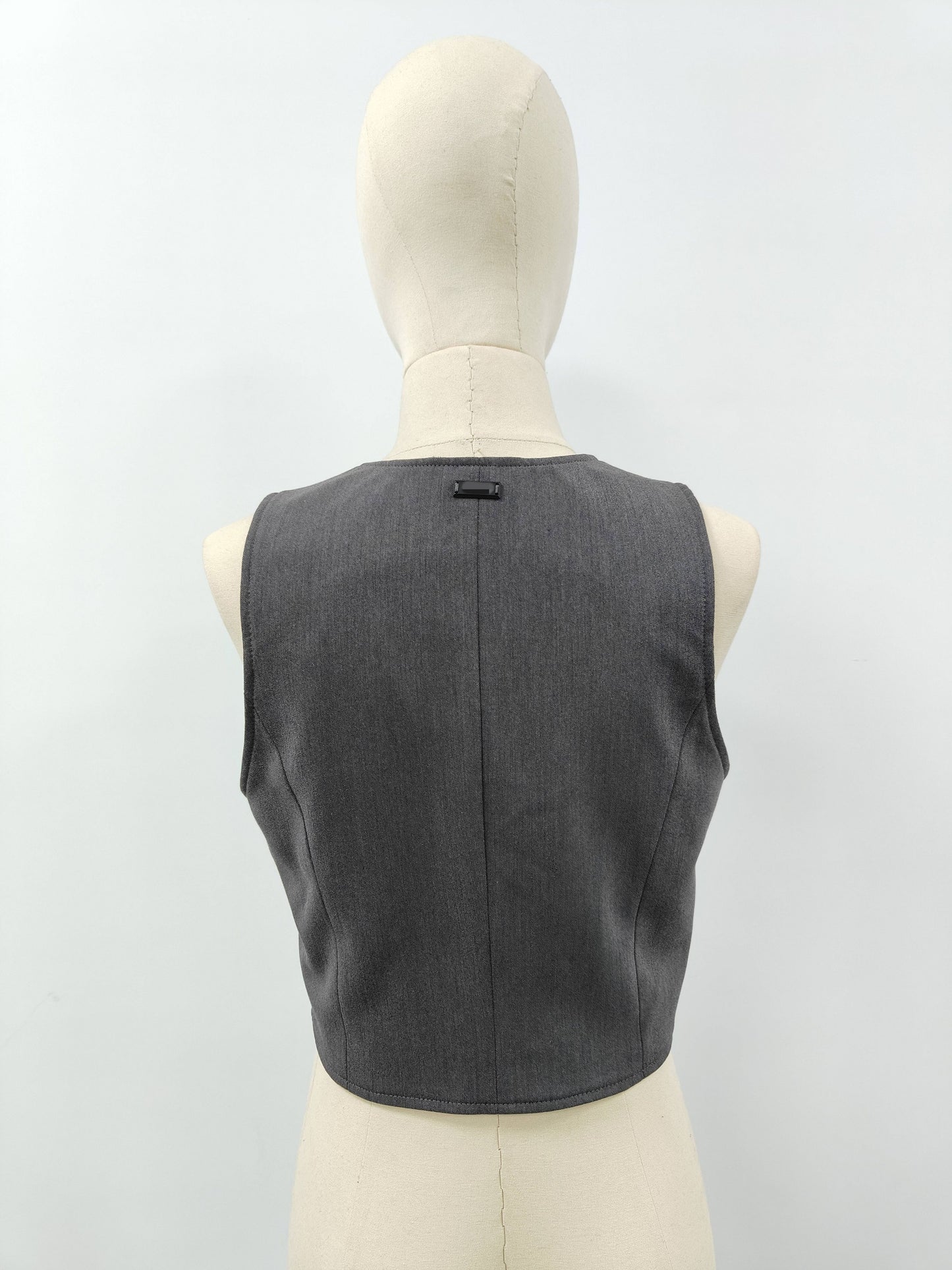 Grey Sleeveless Vest
