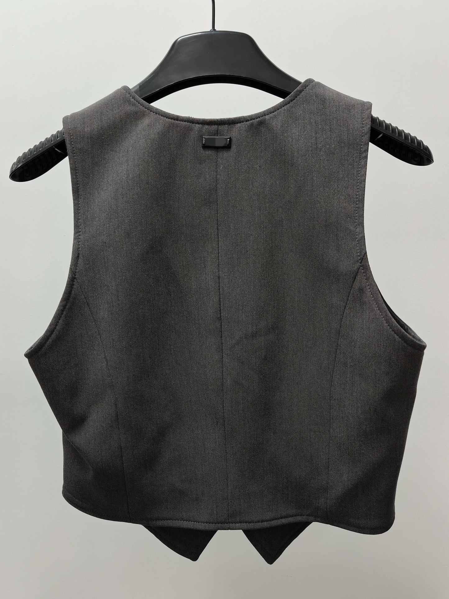Grey Sleeveless Vest