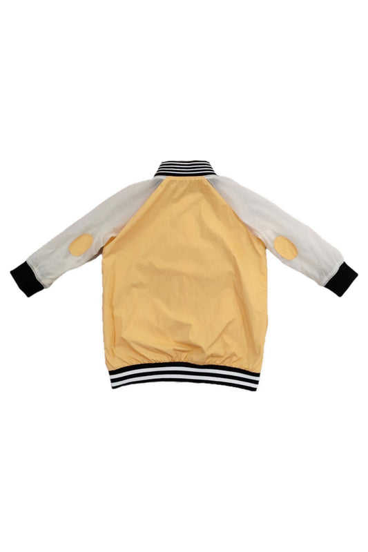 Kids' Orange Baseball Jacket