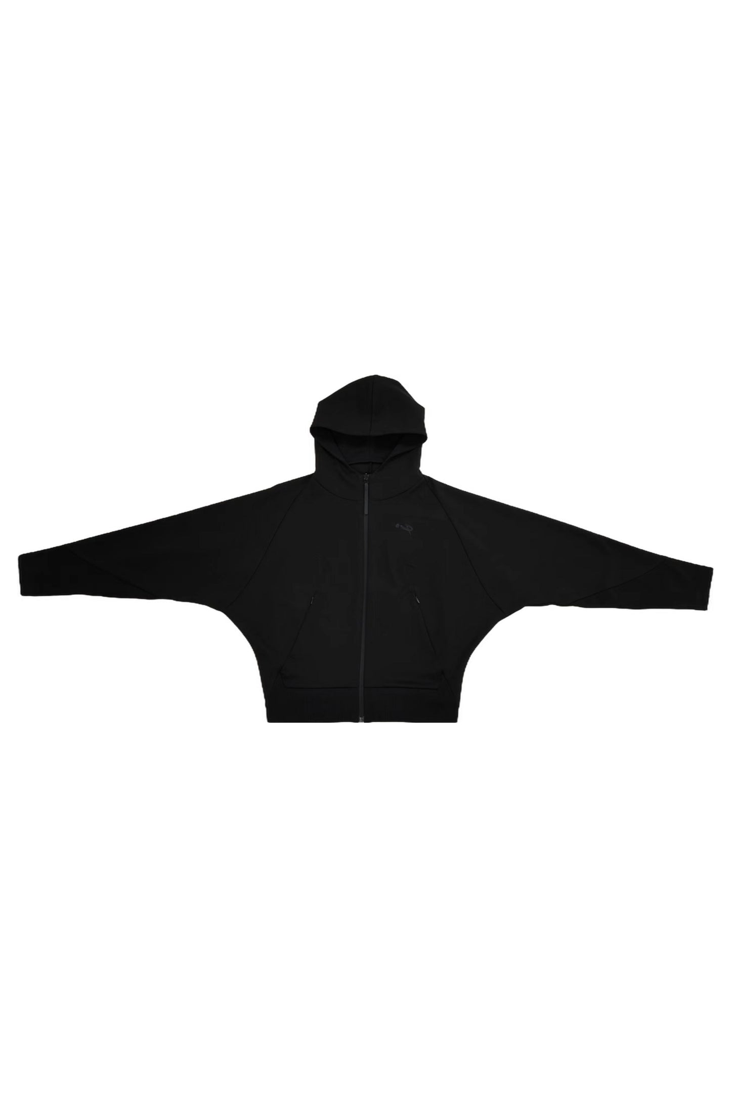 Black Dolman Sleeves Hoodie