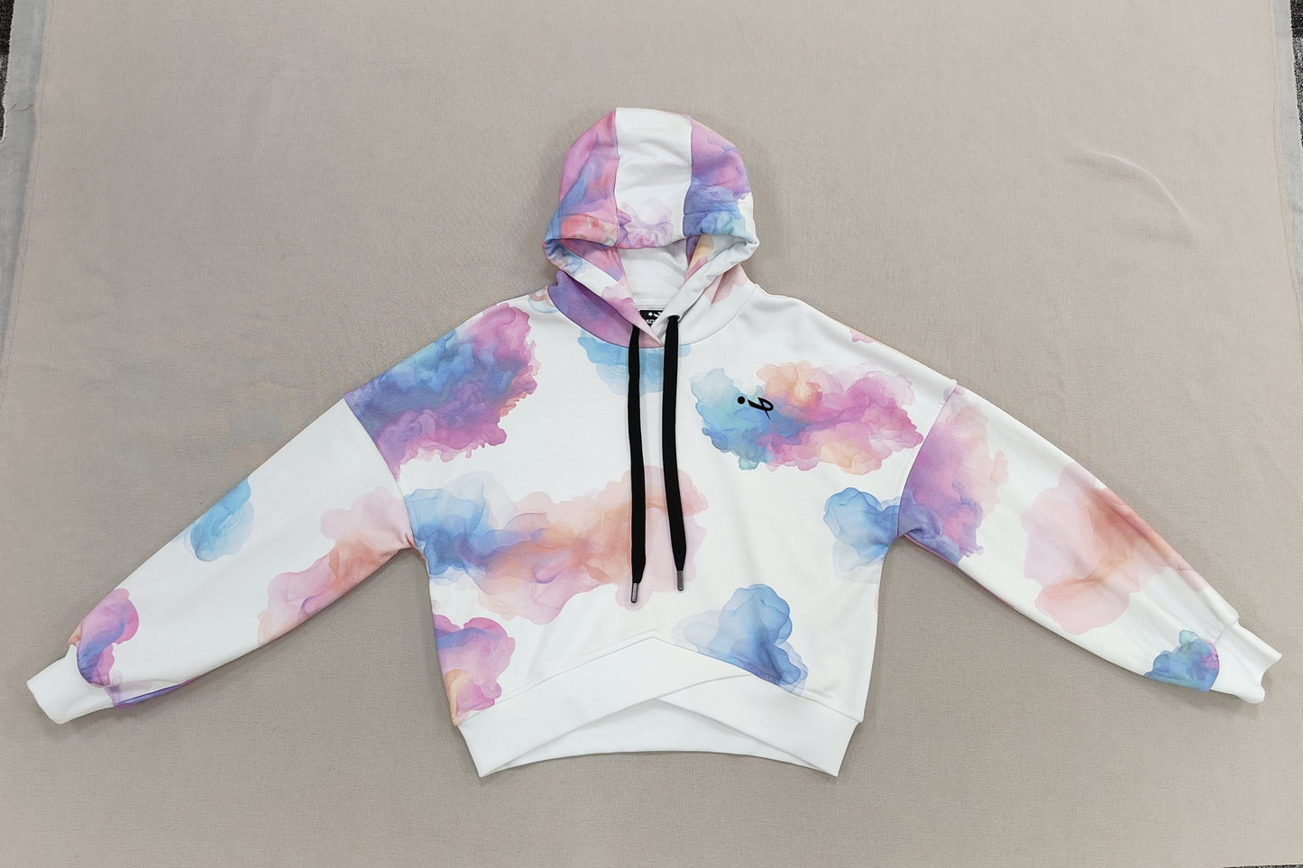 White Tie Dye Hoodie