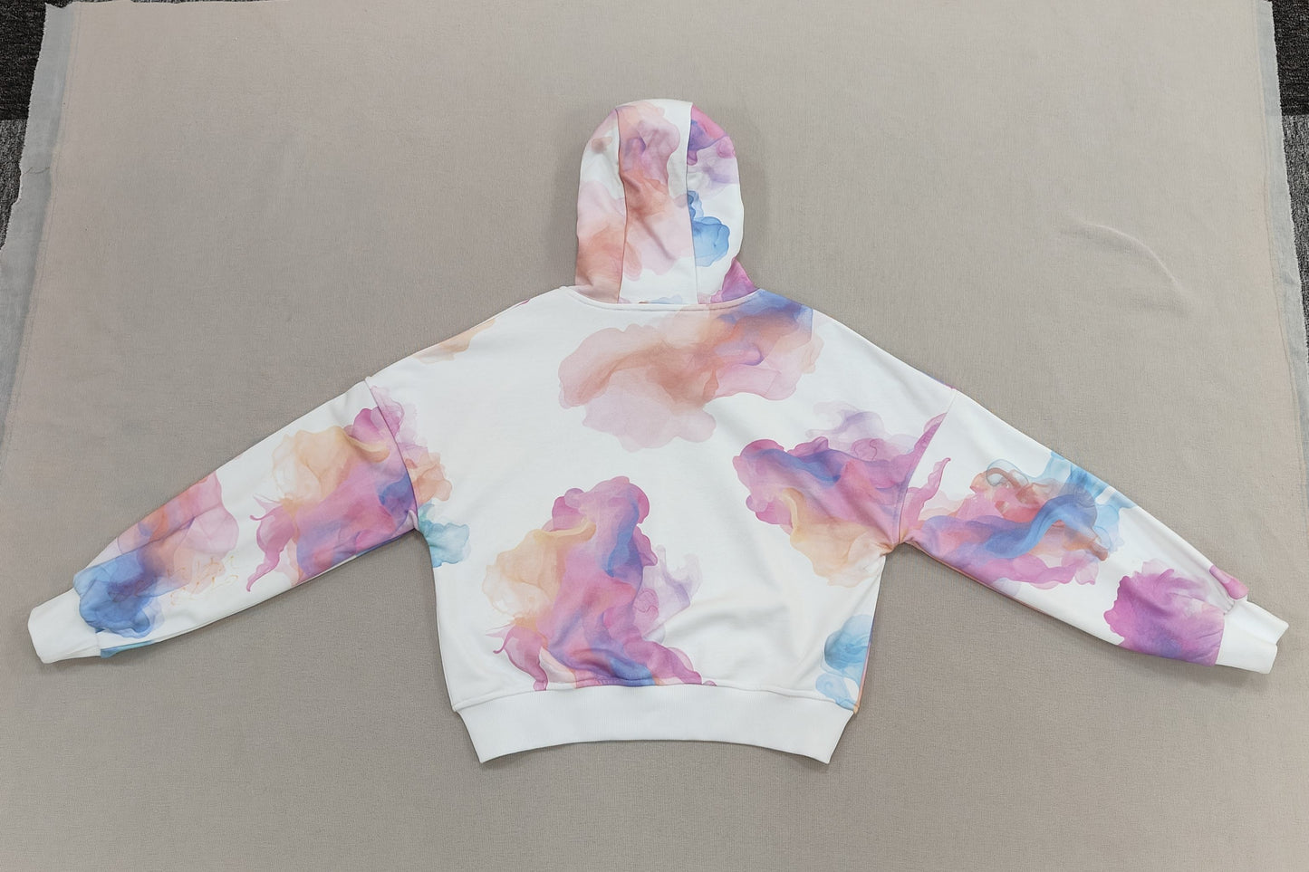 White Tie Dye Hoodie