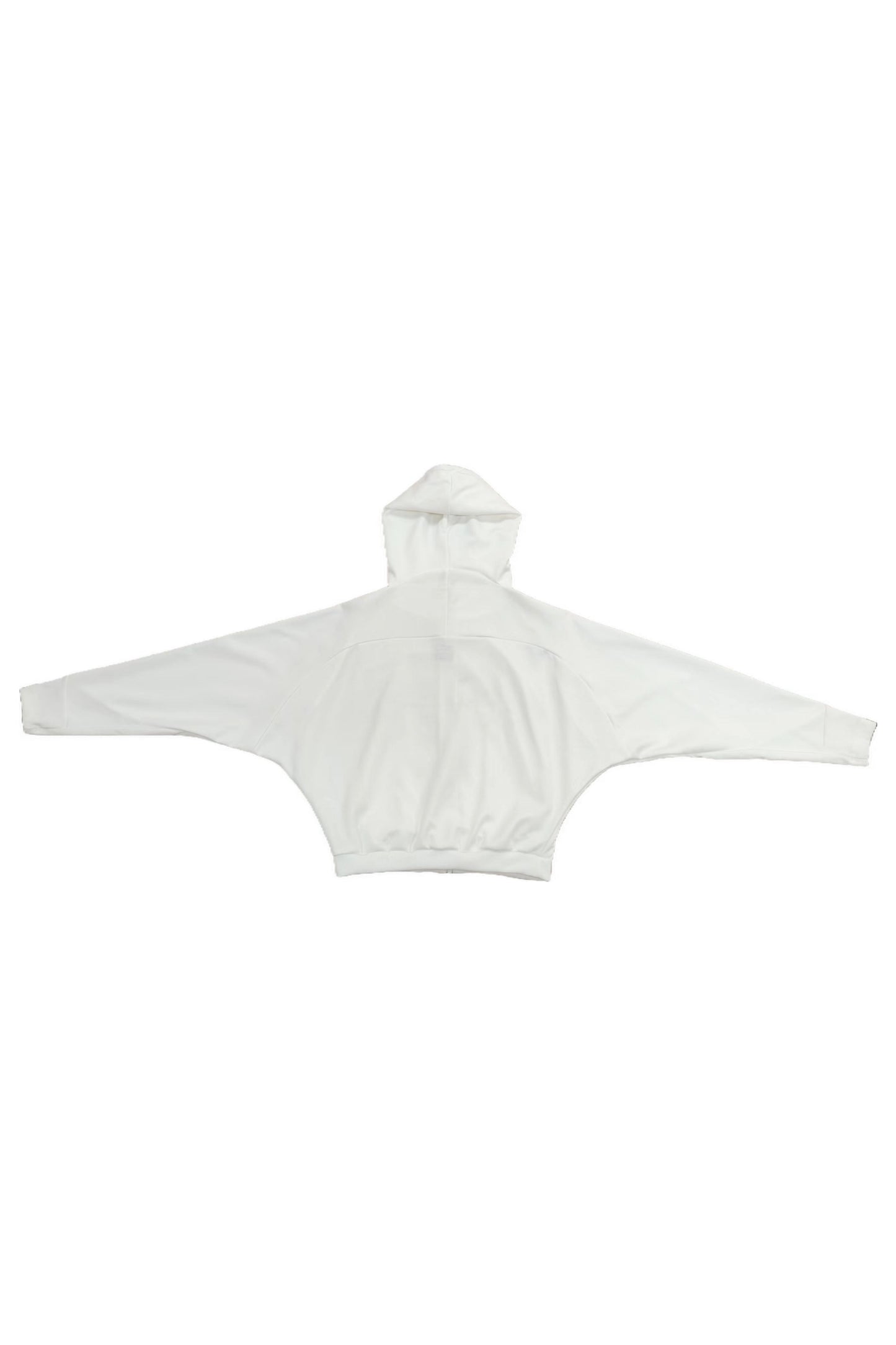 White Dolman Sleeves Hoodie