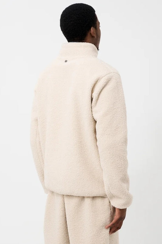 Cream Sherpa Fleece Jacket