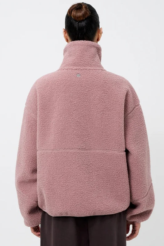 Pink Sherpa Fleece Jacket
