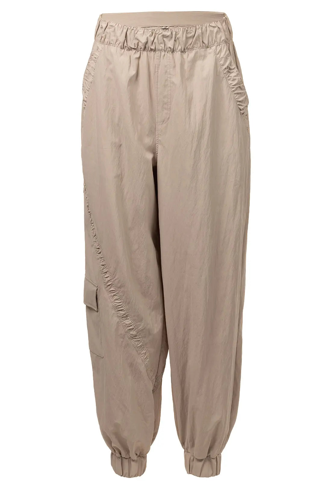 Pale Grey Loose Fit Trousers
