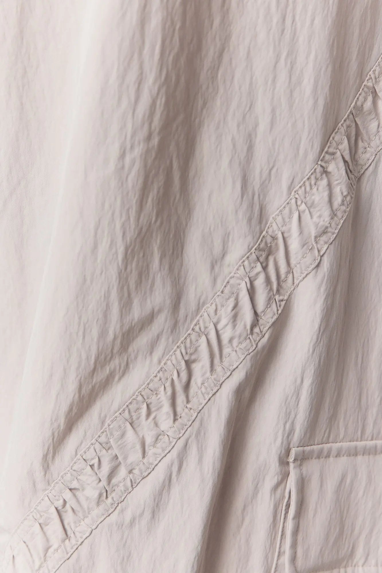 Pale Grey Loose Fit Trousers
