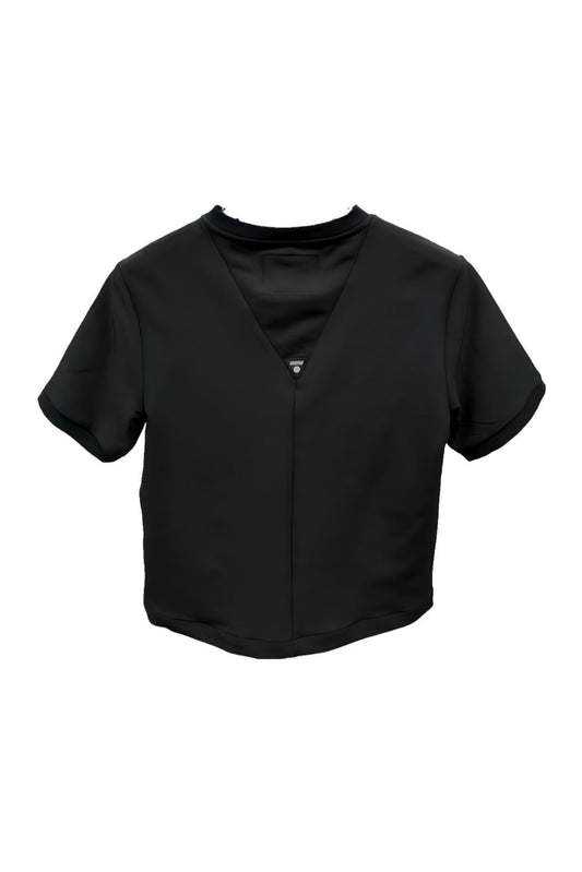 Black Workwear V-neck T-shirt