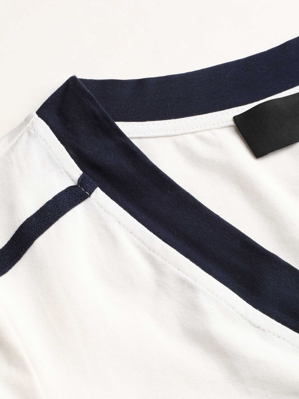 White V Neckline 87 Graphic T-shirt