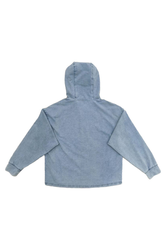 Blue Denim Hoodie