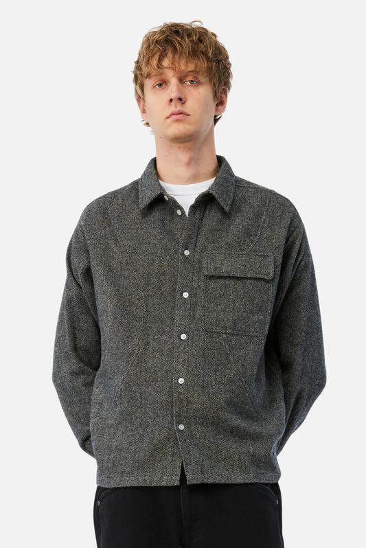 Gray Wool Shirt