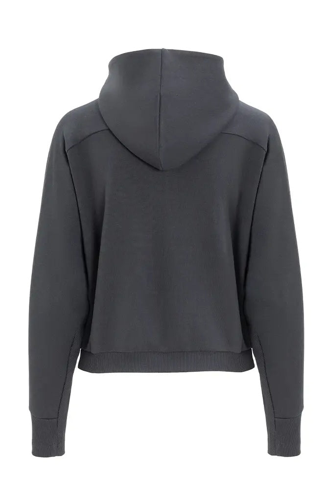 Black Dolman Sleeves Hoodie