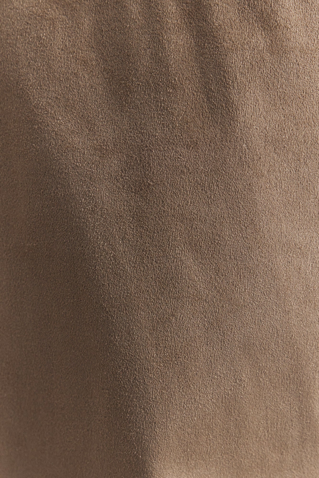 Beige Suede Loose Jacket