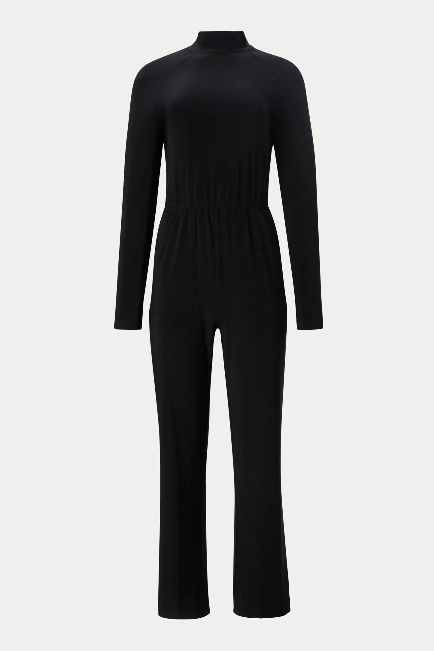 Black High-neck Jumpsuit