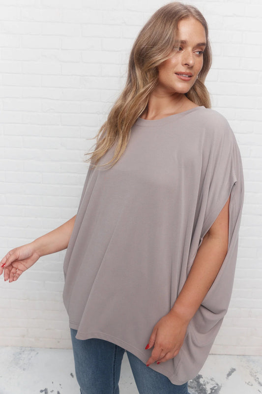 Gray Loose T-shirt