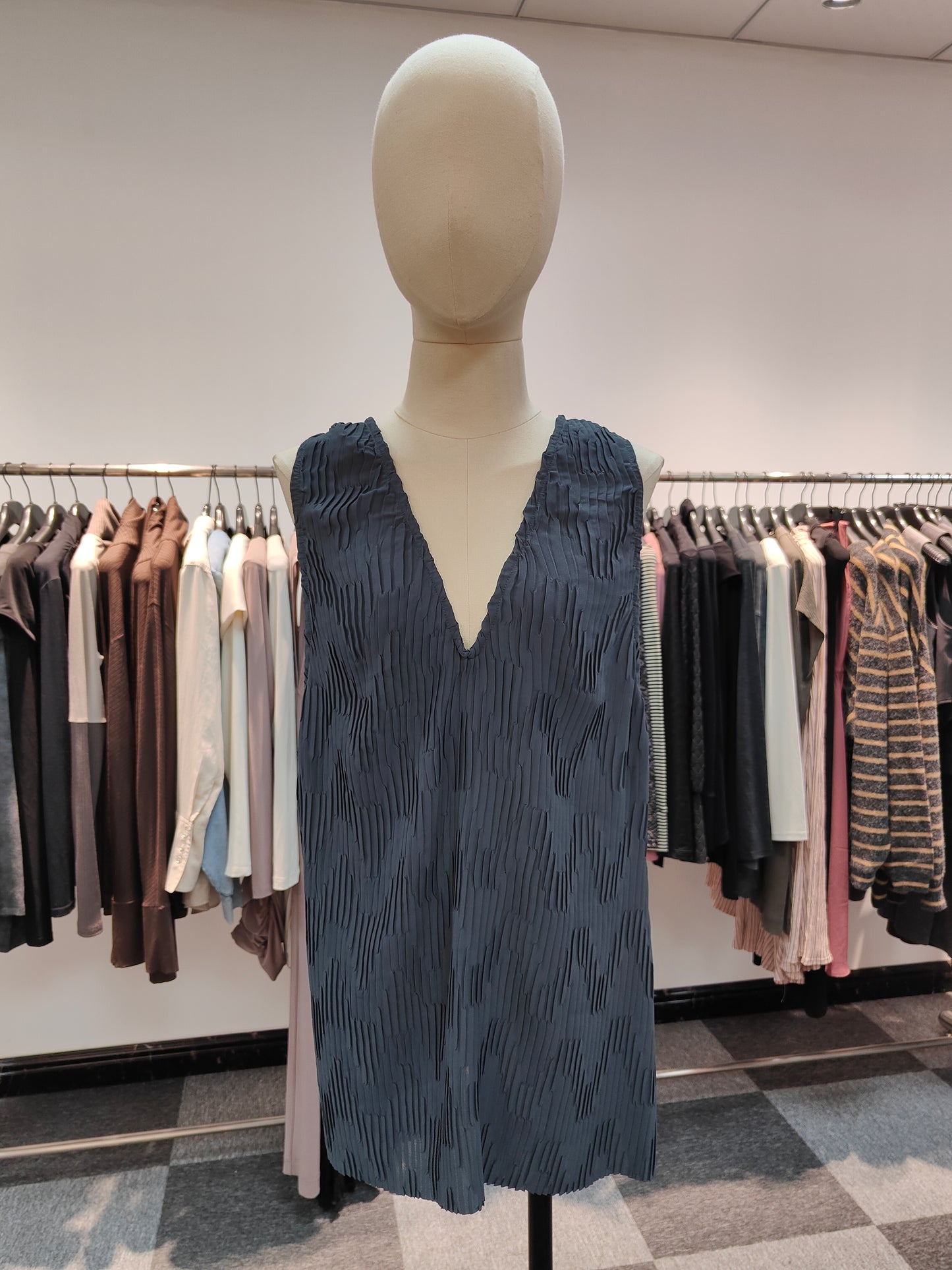 Grey Loose Tank Top