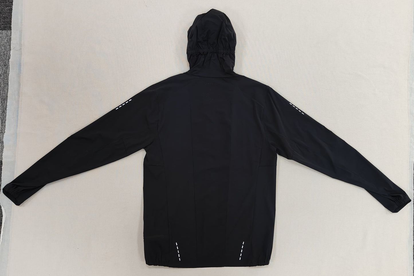 Black Print Windproof Jacket