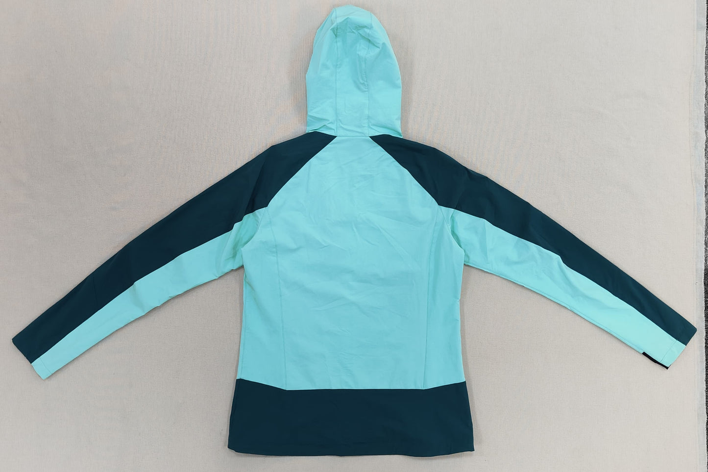 Green Hooded Zip-up Active Jacket
