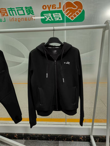 Black Sportswear Zip Hoodie