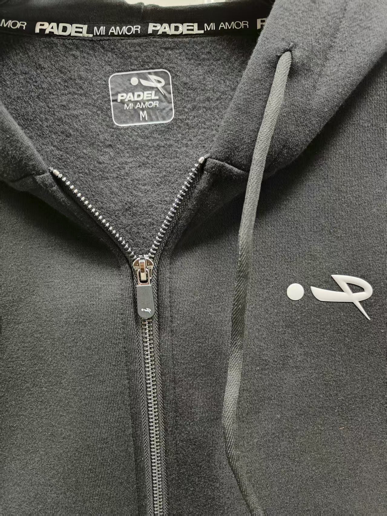 Black Sportswear Zip Hoodie