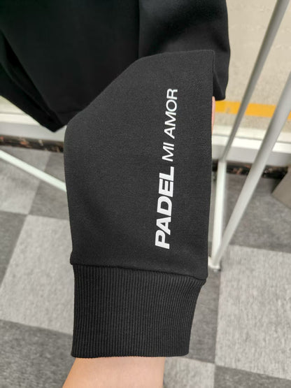 Black Sportswear Zip Hoodie