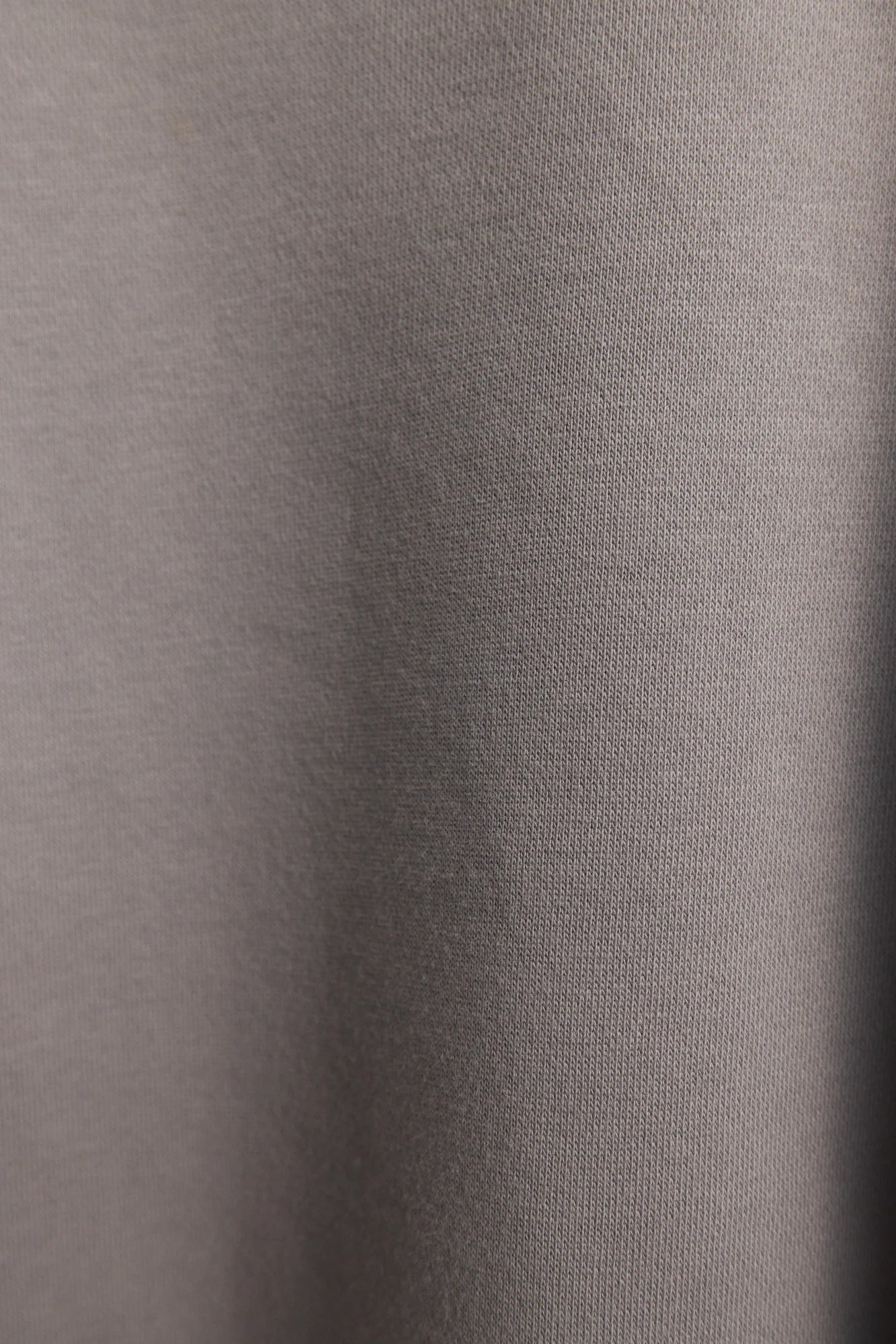 Grey Sweatshirt with Adjustable Drawstring Collar