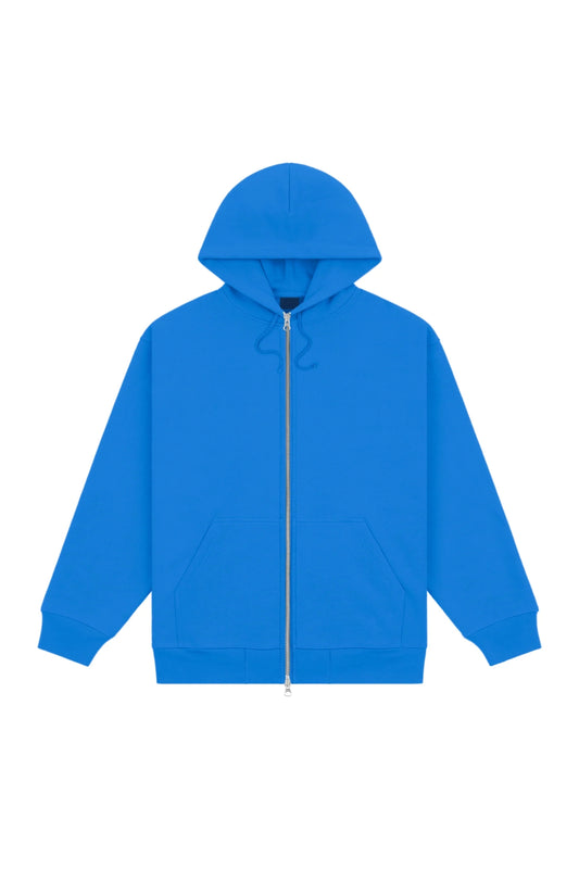 Blue Zip Hoodie