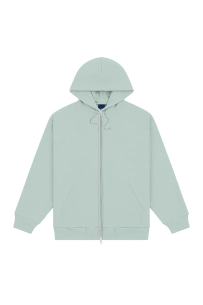Green Zip Hoodie