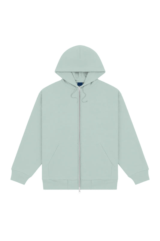 Green Zip Hoodie