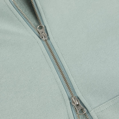 Green Zip Hoodie