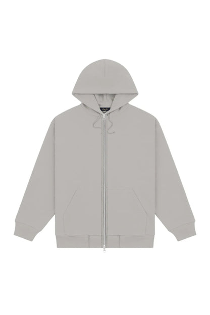 Grey Zip Hoodie