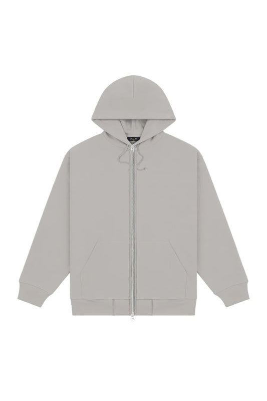 Grey Zip Hoodie