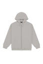Grey Zip Hoodie