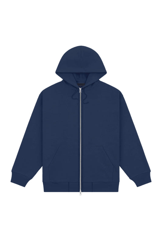 Navy Zip Hoodie