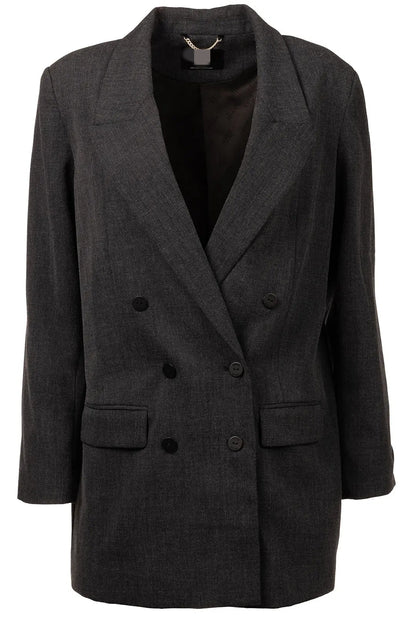 Dark Grey Classic Blazer Jacket