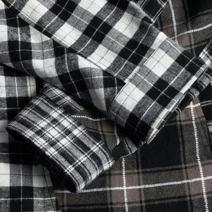 Black and White Triple Plaid Shirt