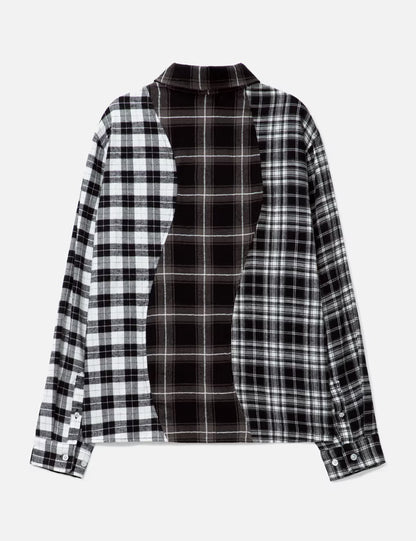 Black and White Triple Plaid Shirt