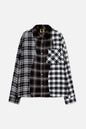 Black and White Triple Plaid Shirt