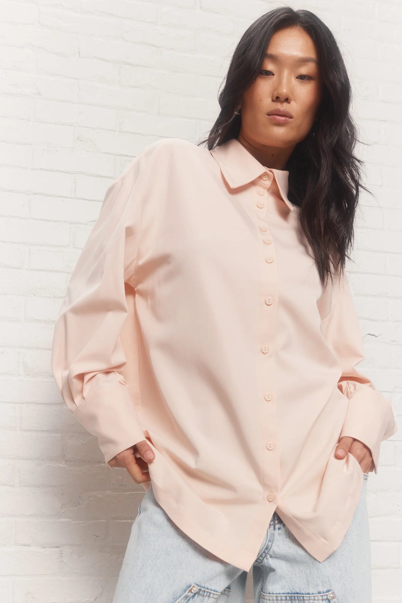 Pink Long-sleeved Shirt