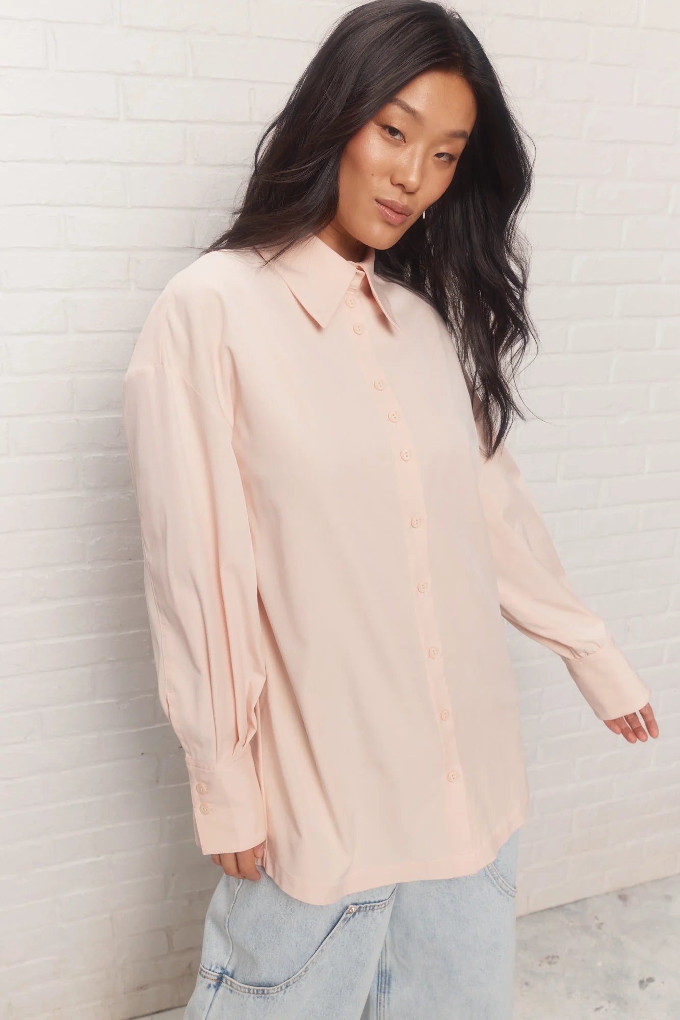 Pink Long-sleeved Shirt