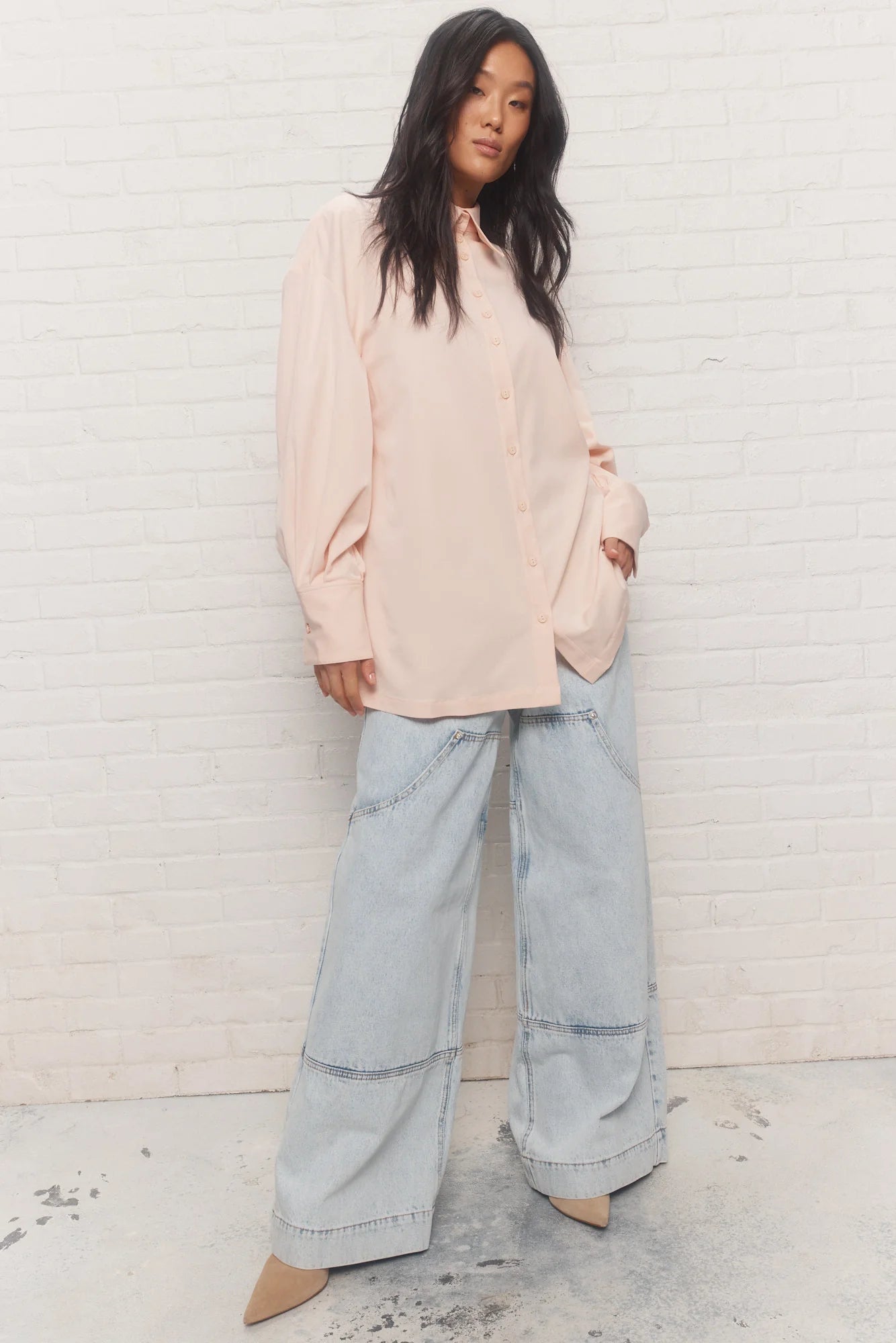 Pink Long-sleeved Shirt