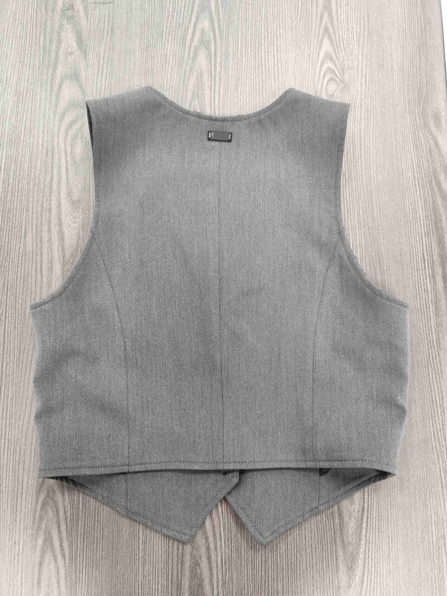 Grey Sleeveless Vest