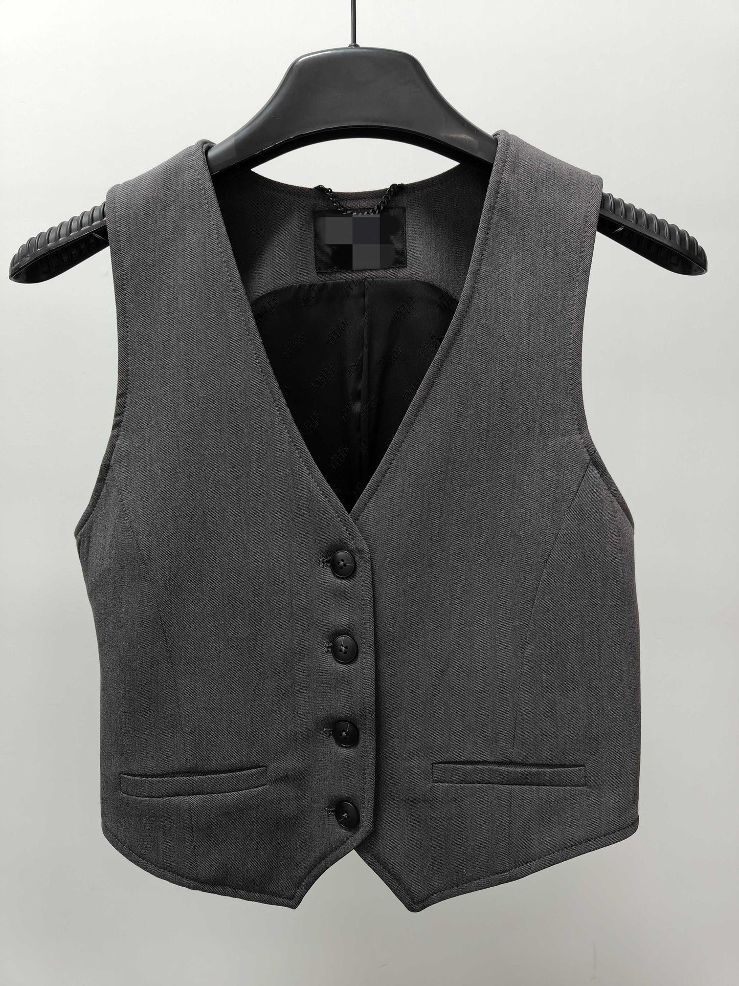 Grey Sleeveless Vest