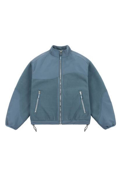 Blue Bonded Fleece Jacket