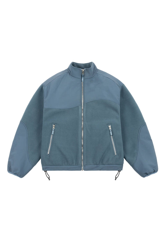 Blue Bonded Fleece Jacket