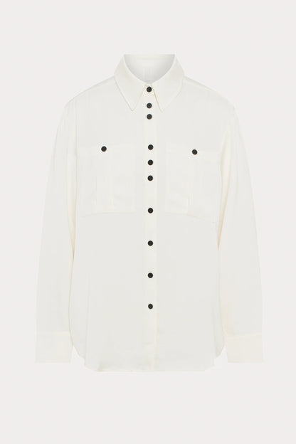 Cream Loose Fit Shirt