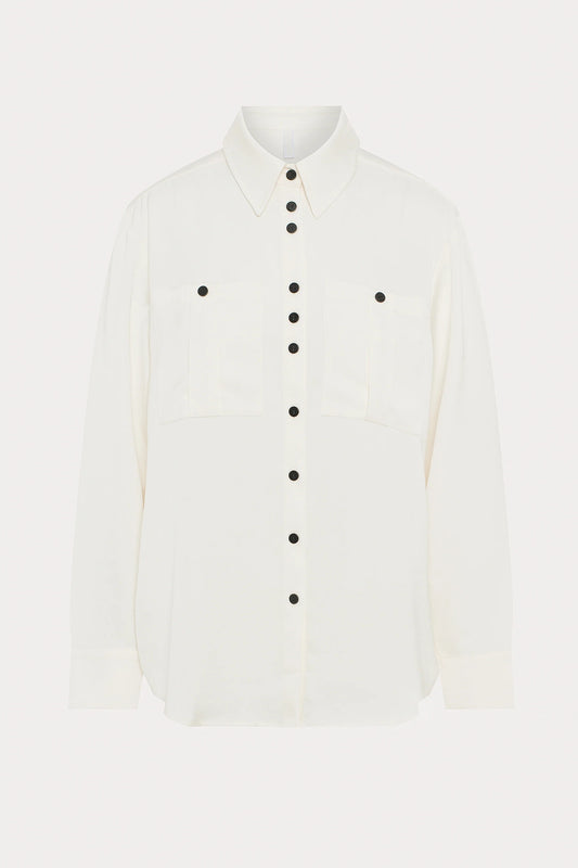 Cream Loose Fit Shirt