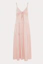 Pink Satin Dress with Adjustable Straps