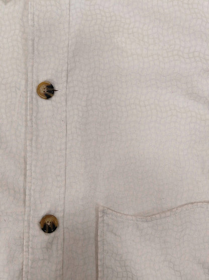 Khaki Patterned Corduroy Embroidery Jacket