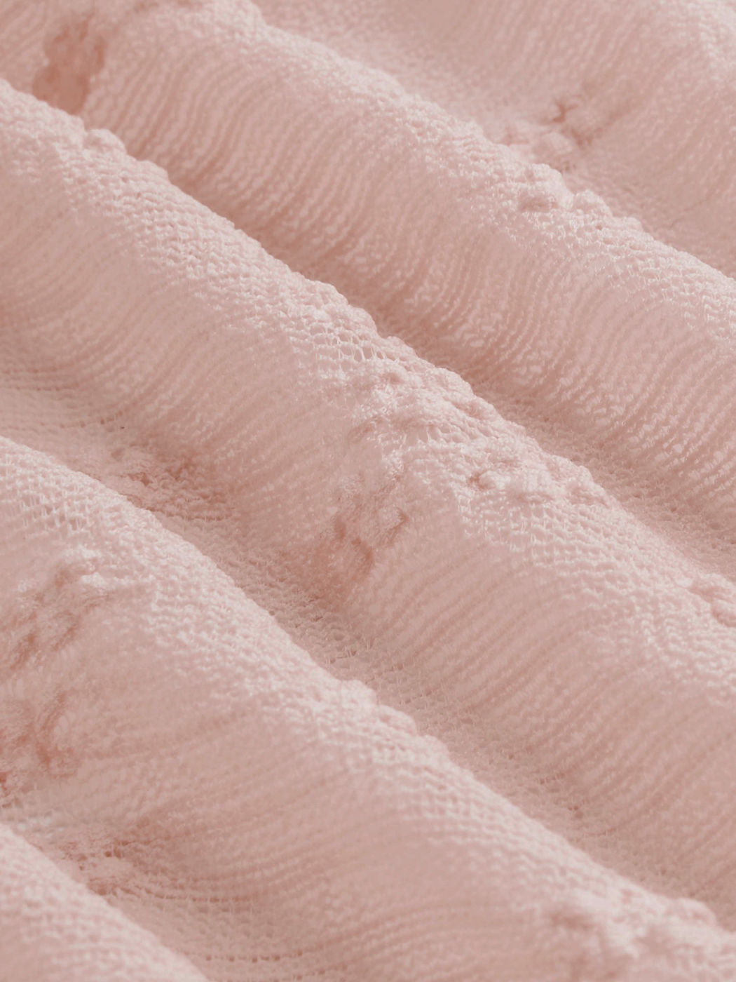 Pink Square Neck Lace Knotted Top